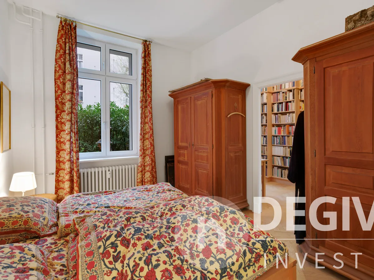 Schlafen und Ankleide