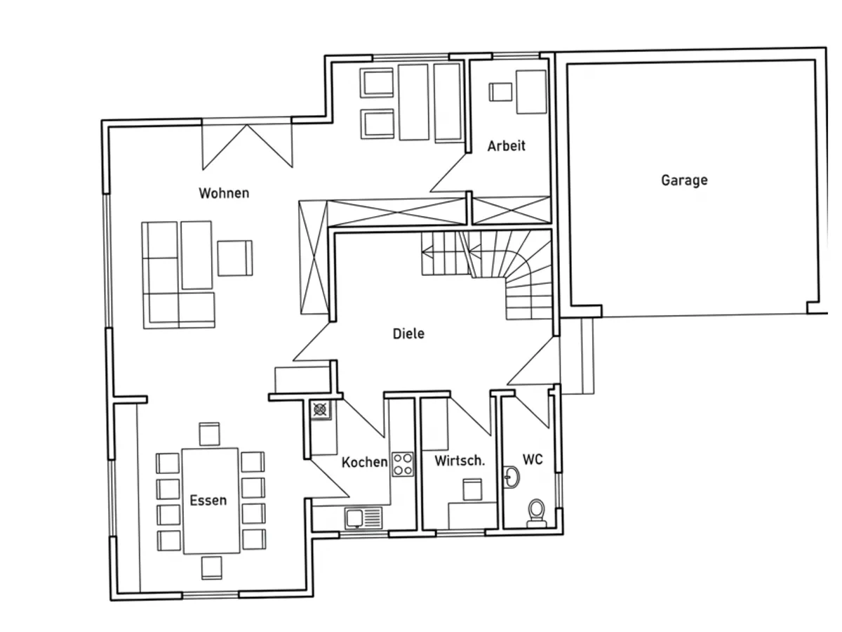 Grundriss Erdgeschoss
