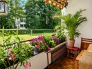 Balkon mit Blick ins Grüne