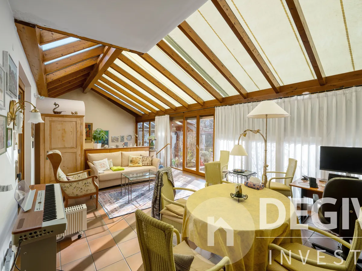 Wintergarten – lichtdurchflutet mit 43 m²