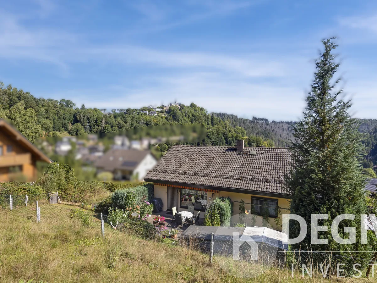 Blick auf Terrasse