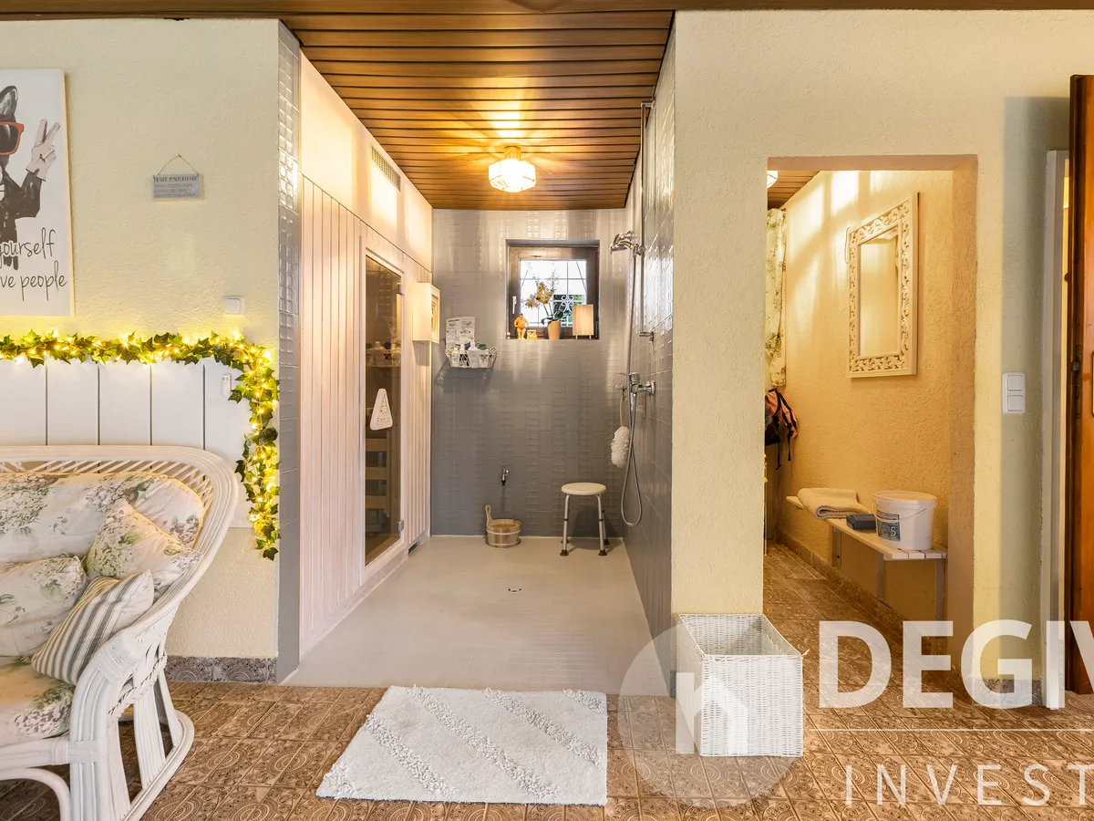 Sauna mit Ruhebereich