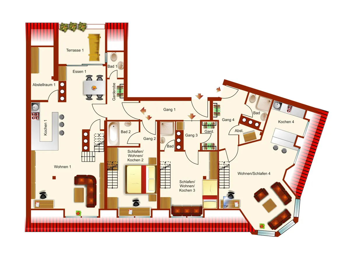 Grundriss Dachgeschoss