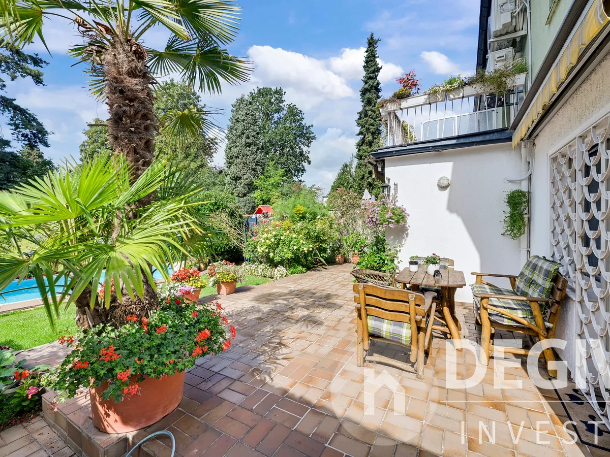 Terrasse am Haus