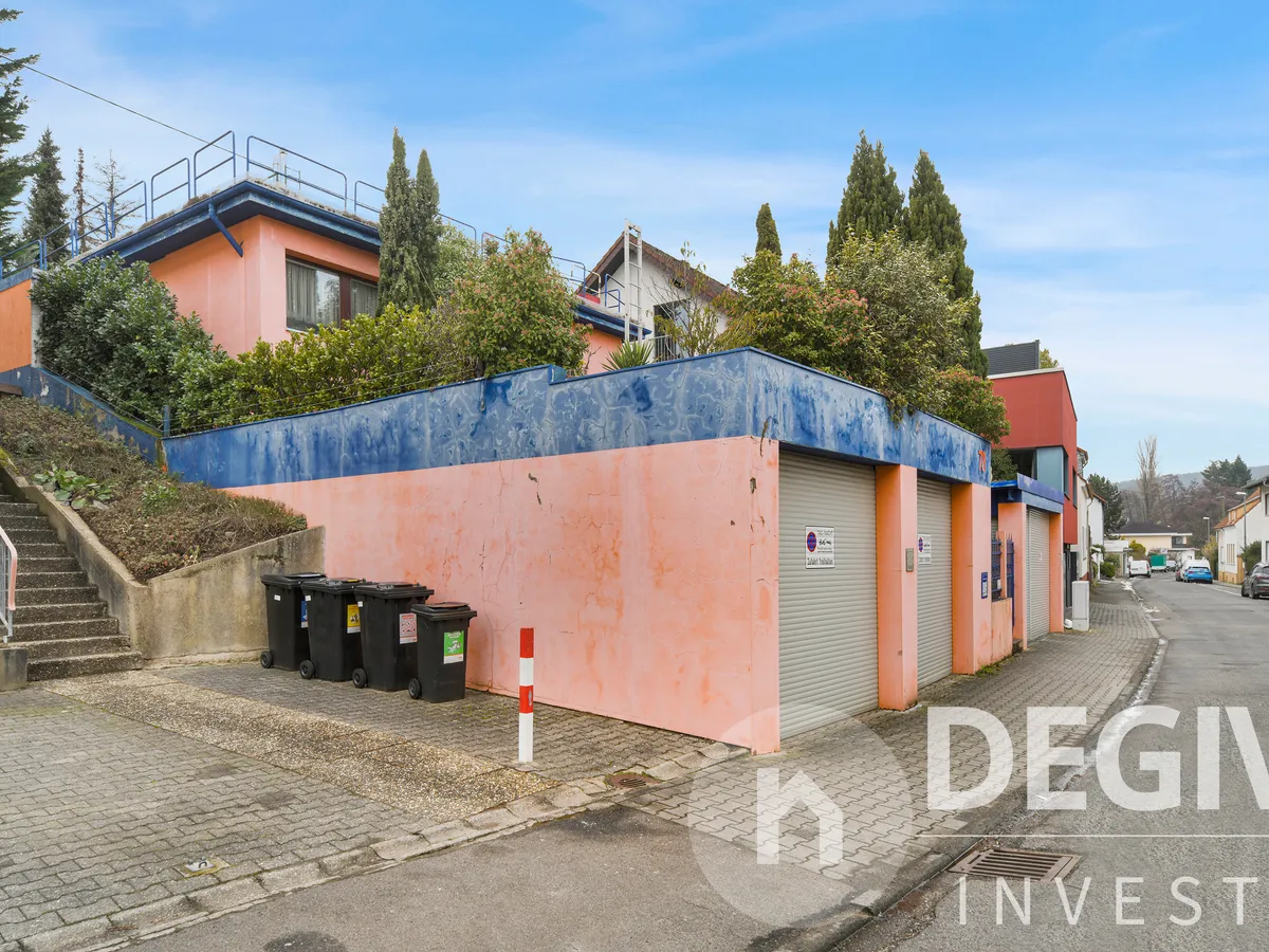 Seitenansicht des Gebäudes