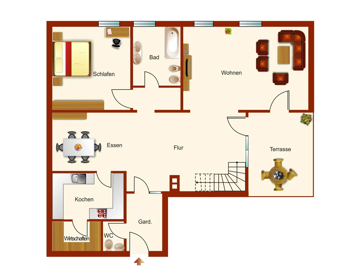 Grundriss Dachgeschoss