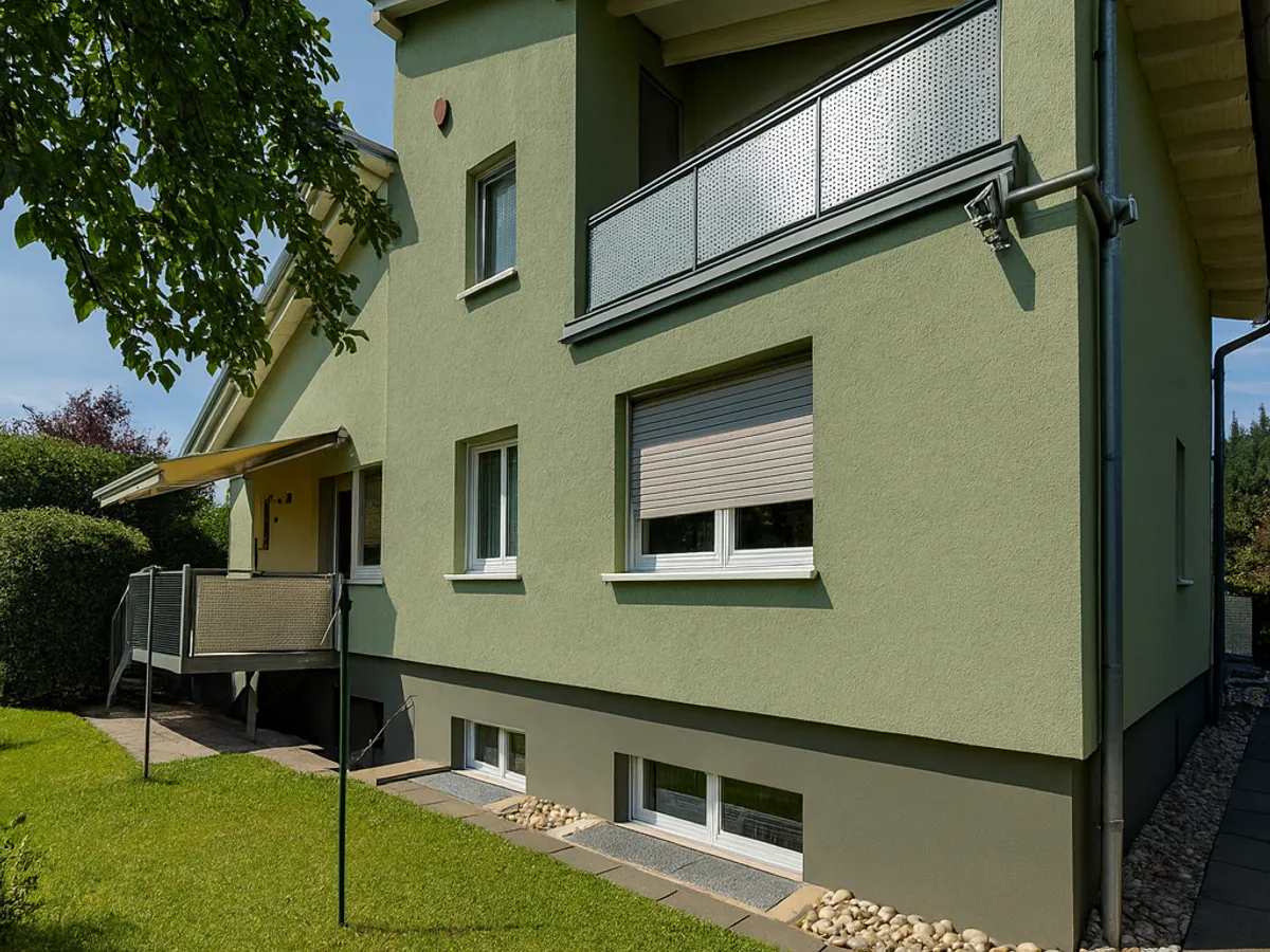 Seitperspektive Haus