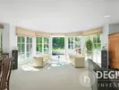 Wohnzimmer mit Blick auf Terrasse
