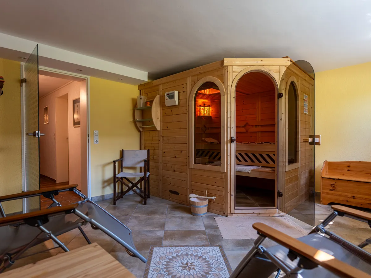Sauna mit Ruhebereich