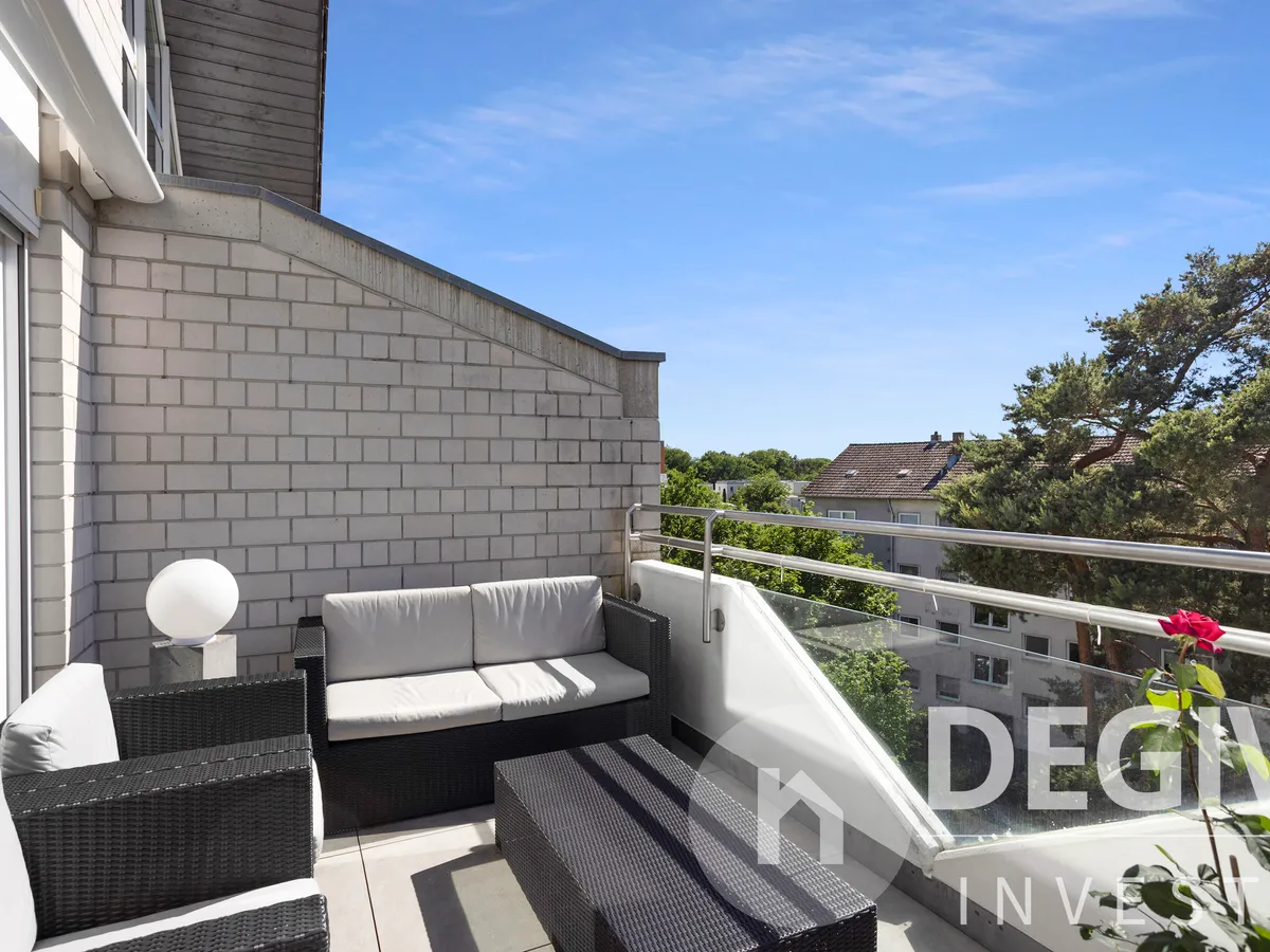 Dachterrasse mit Loungemoebelierung