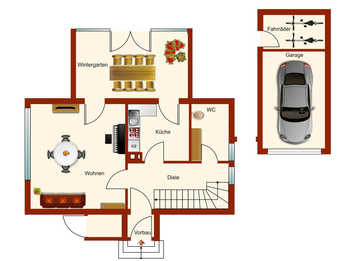 Grundriss EG