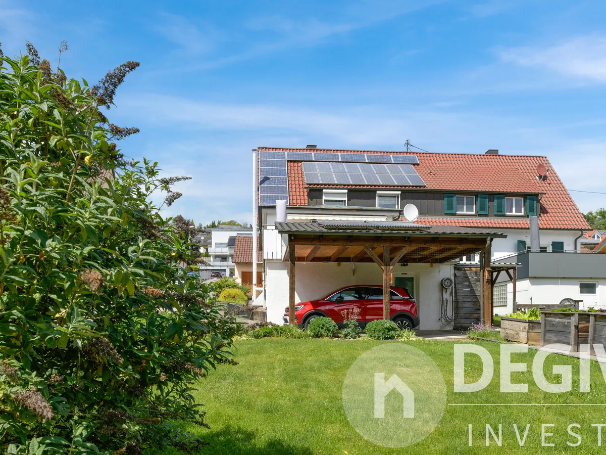 Seitenansicht Carport