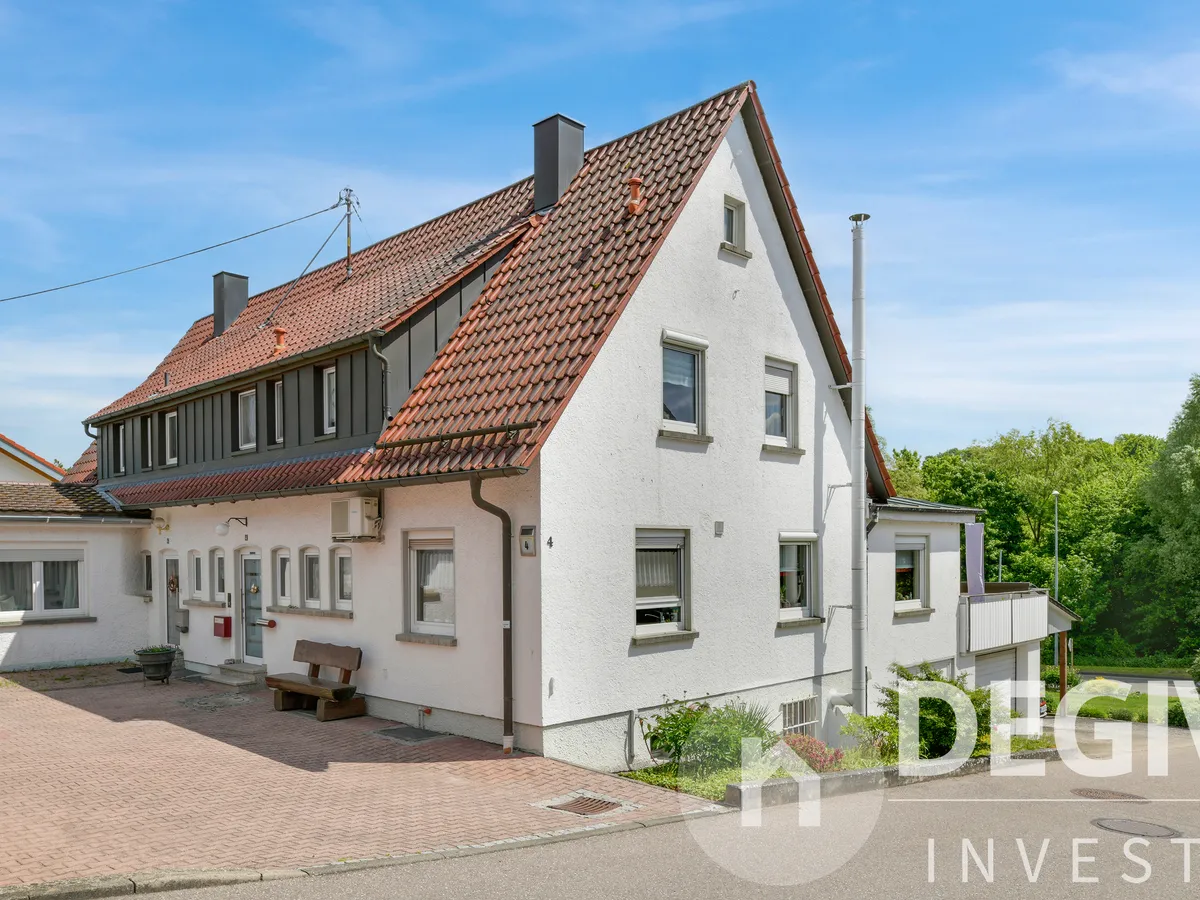 Blick Haus Eingang