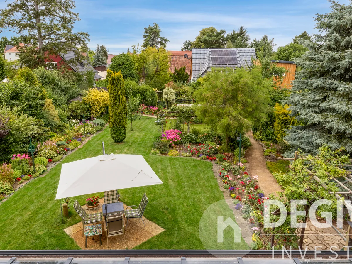 Gartenblick vom OG
