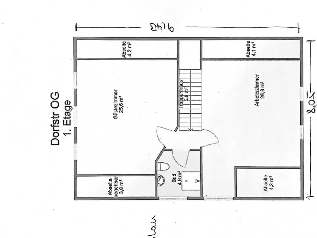 Grundriss Obergeschoss