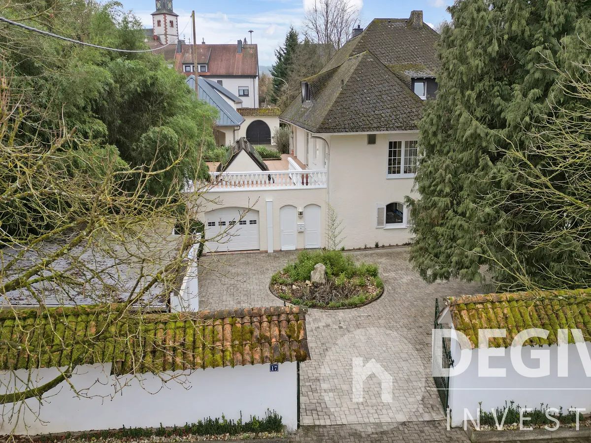 Luftansicht Rondell Zufahrt