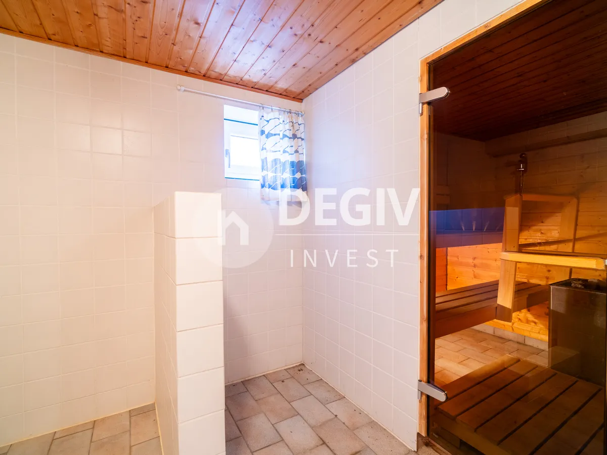 Sauna im UG