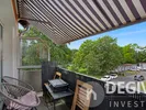 Balkon mit Markise