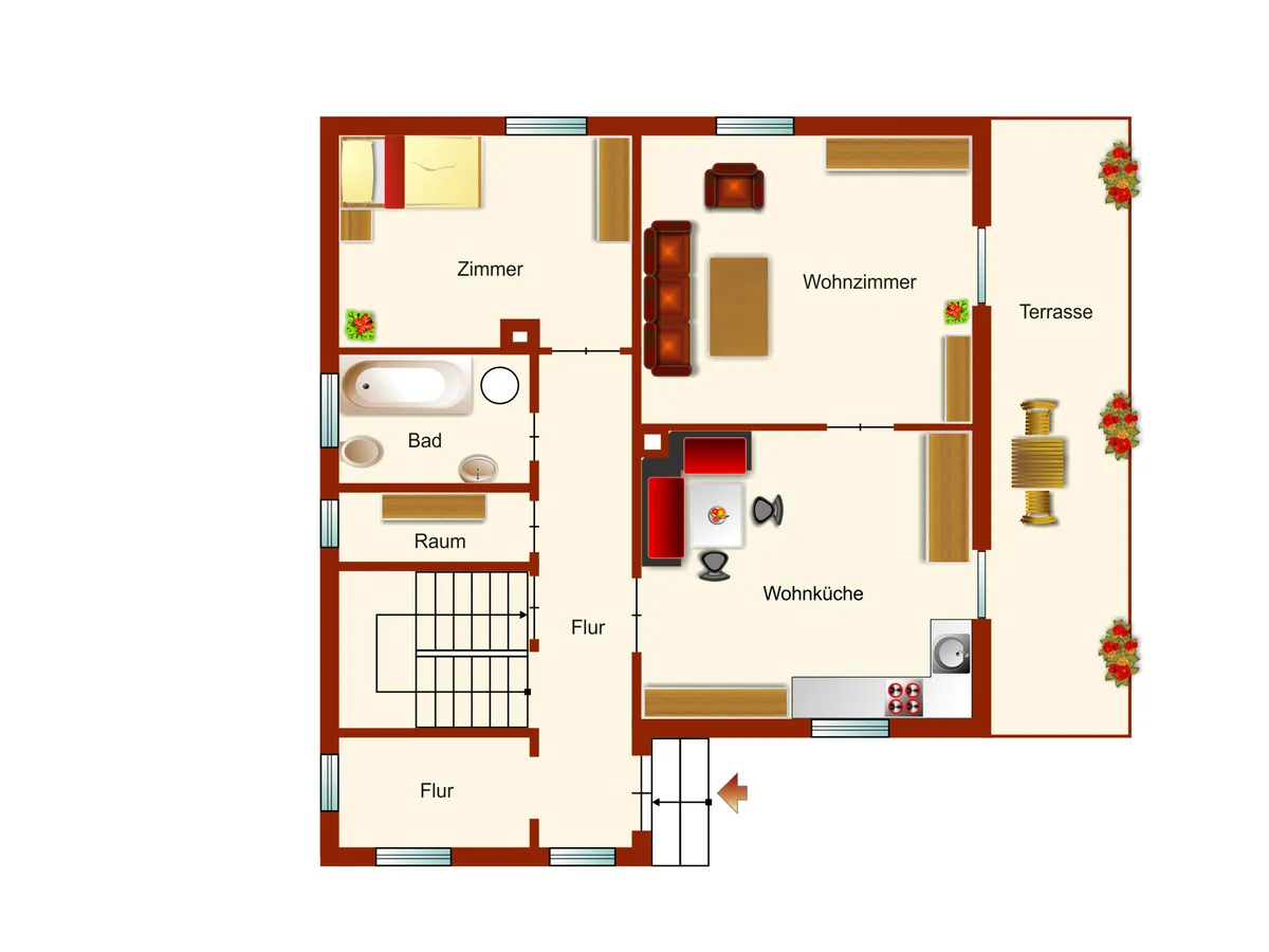 Grundriss EG