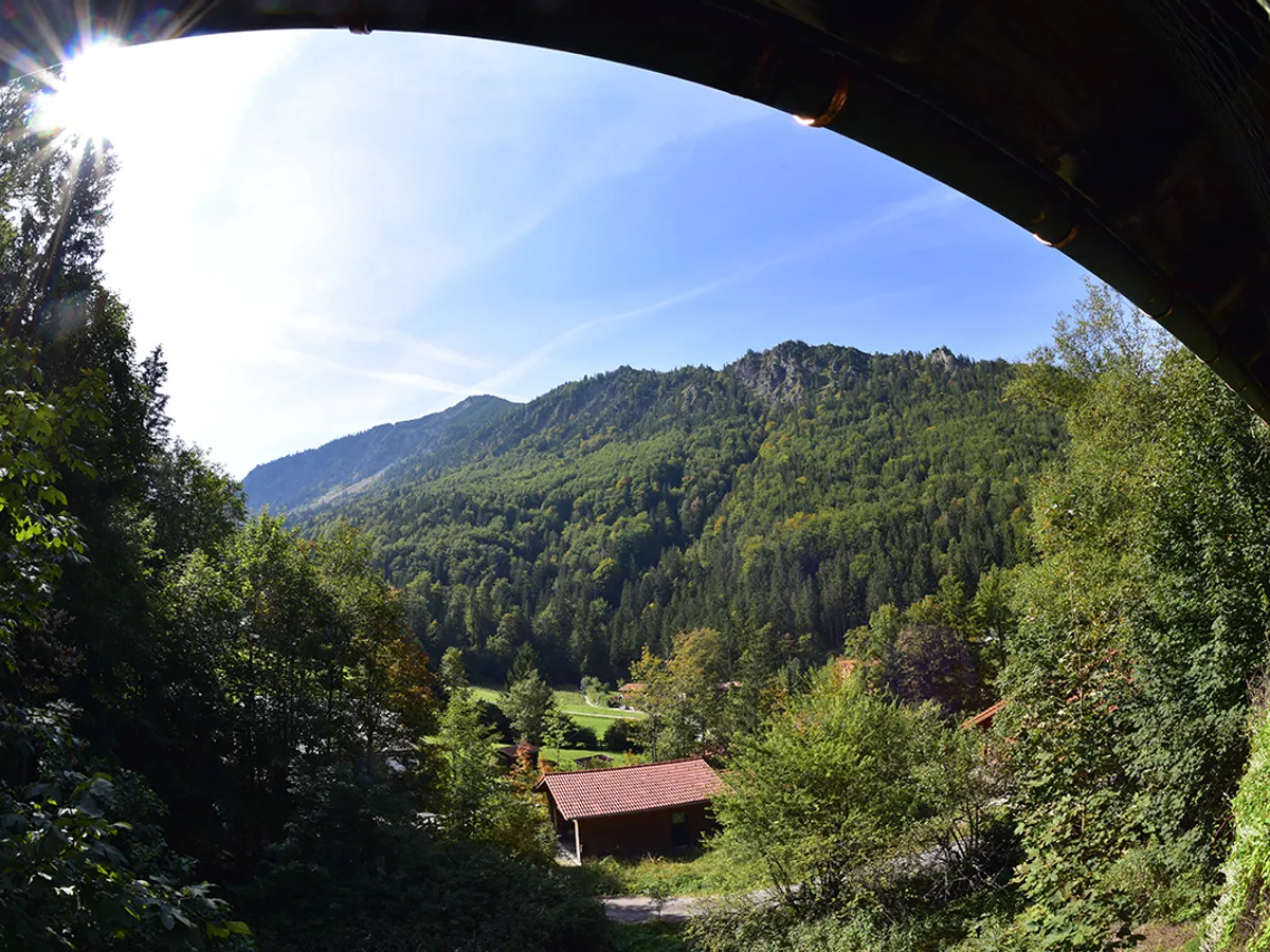 Einzigartiger Blick auf den Brecherspitz vom Balkon