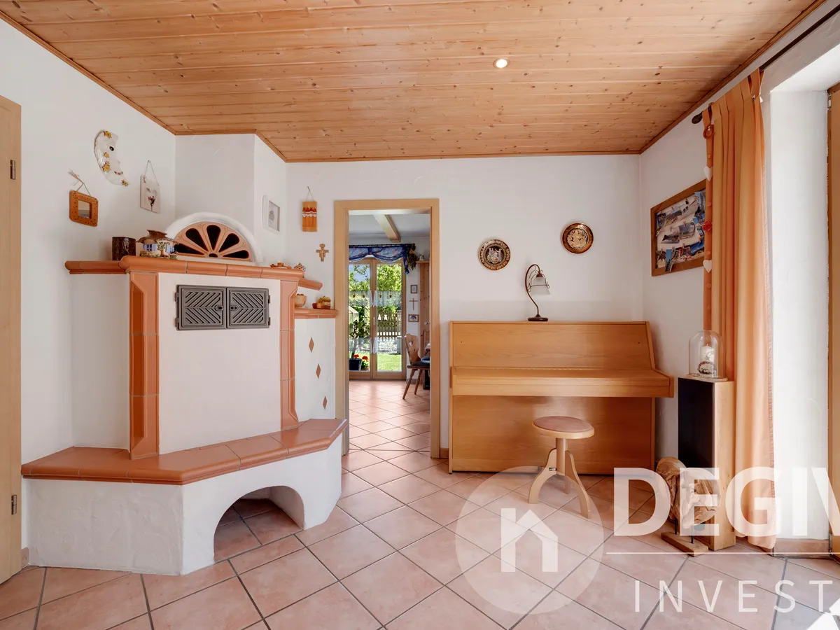 Kamin im Wohnzimmer