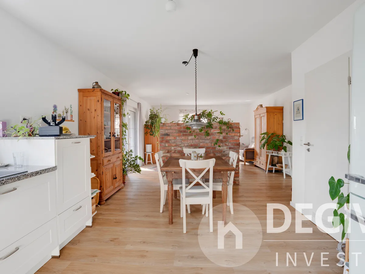 Essbereich von der Küche aus