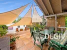Große überdachte Terrasse