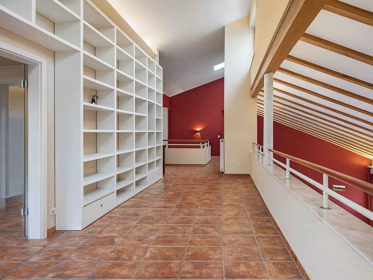 Galerie im Obergeschoss