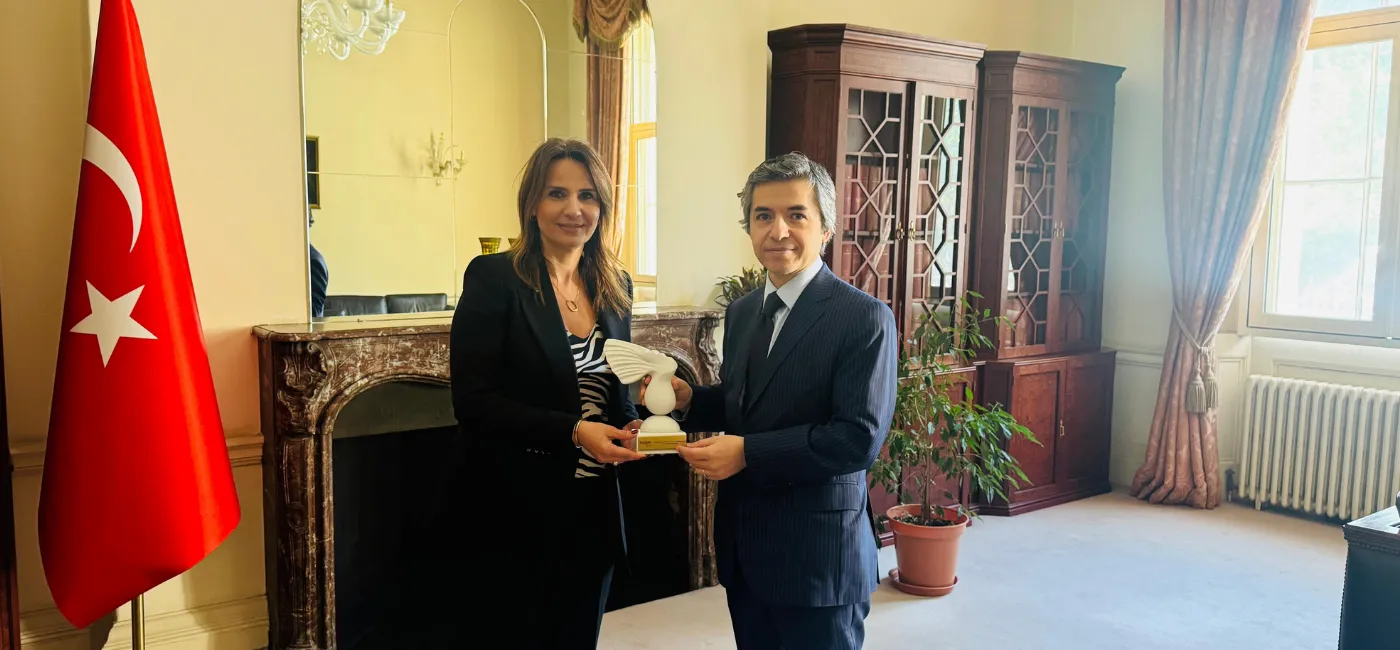 KAGİDER Delegation Led by President Esra Bezircioğlu Visits H.E. Osman Koray Ertaş, Ambassador of the Republic of Türkiye to London!