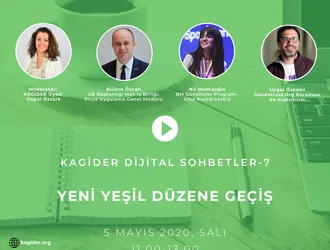 KAGİDER Digital Talks 7:  "Transition to the New Green Order"