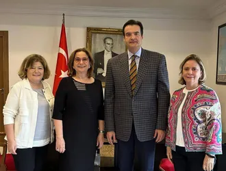The Turkish Ambassador to Tunisia, H.E. Çağlar Fahri Çakıralp, was visited at his office.