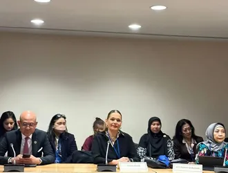 KAGİDER's General Secretary Yeşim Seviğ participated in a side event organized by W20  Indonesia, hosted by the Permanent Mission of Indonesia to the United Nations.