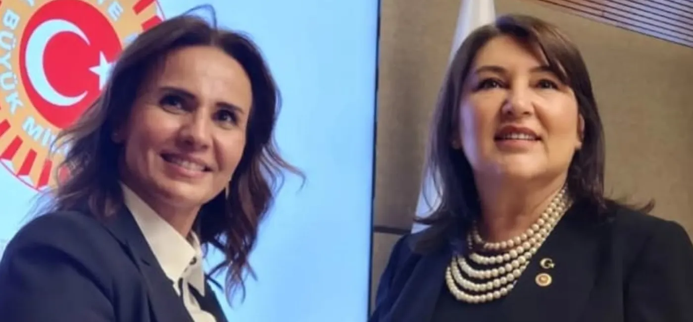 KAGİDER BAŞKANI ESRA BEZİRCİOĞLU VE TBMM DİLEKÇE KOMİSONU BAŞKANI SUNAY KARAMIK 