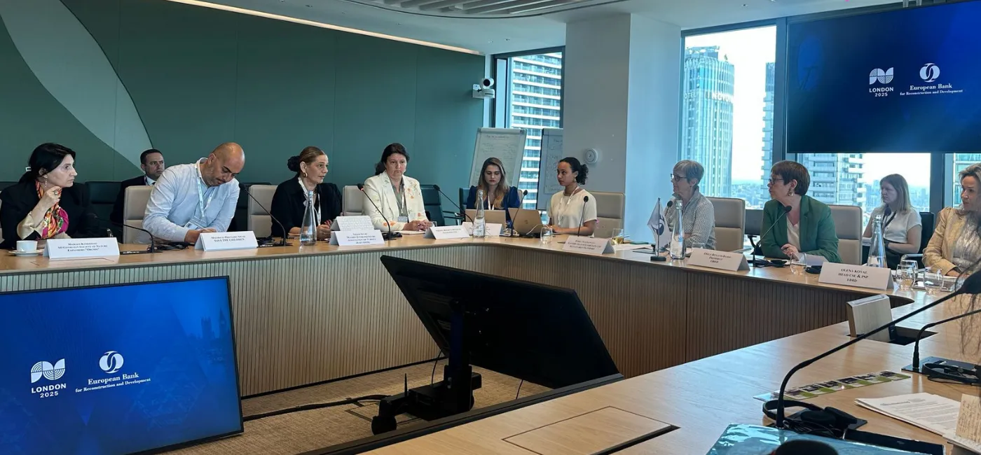 KAGİDER Delegation Meets with EBRD President Odile Renaud-Basso at the NGO Executive Board Session!