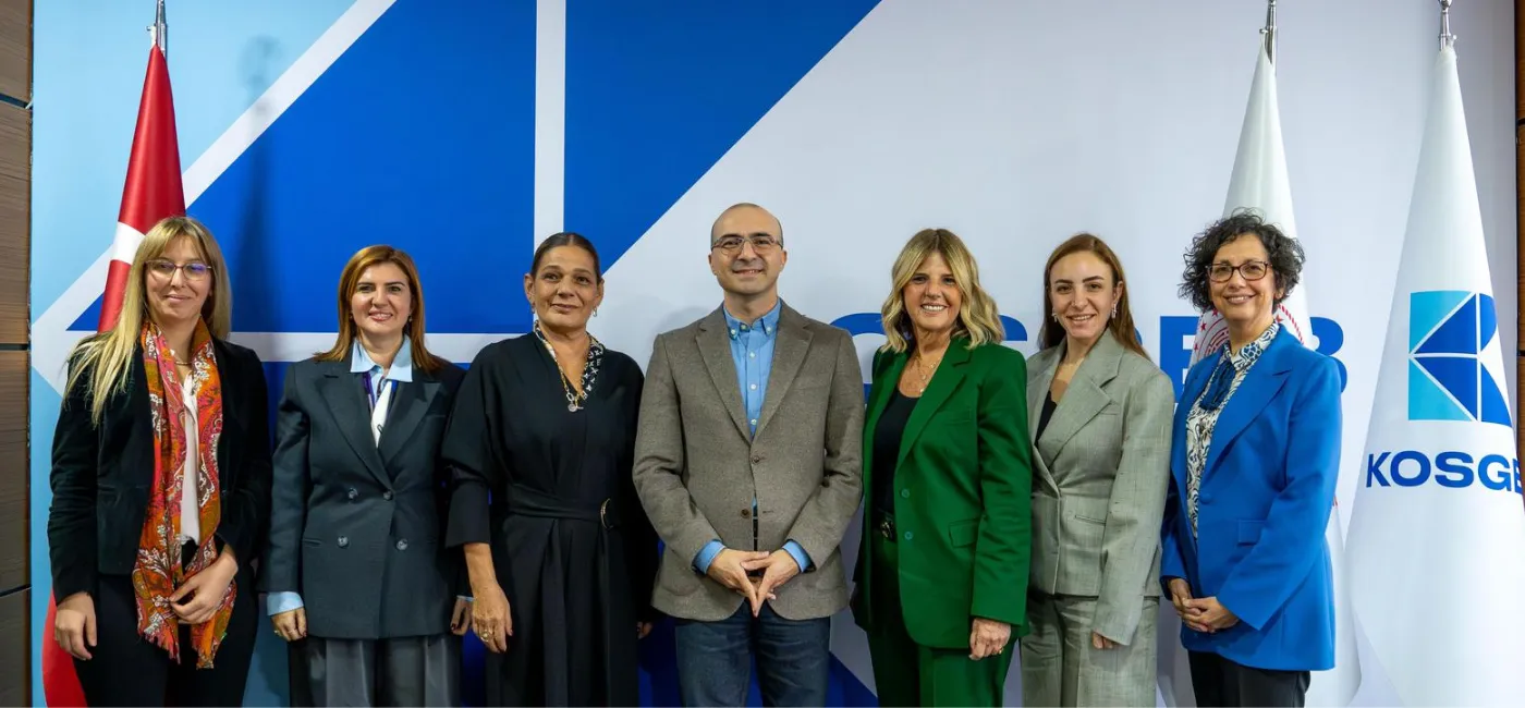 KAGİDER YÖNETİM KURULU ÜYELERİ VE KAGİDER GENEL SEKRETERİ YEŞİM SEVİĞKOSGEB BAŞKAN YARDIMCISI İLE BİR ARAYA GELDİ