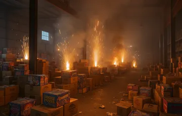 Fireworks Warehouse Explosion in California Leaves Seven Missing