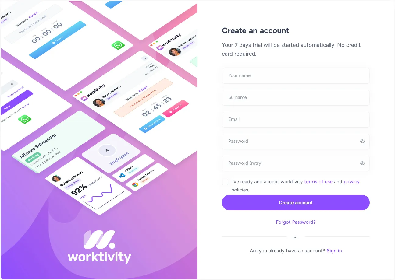 worktivity-how-can-i-create-an-account-worktivity