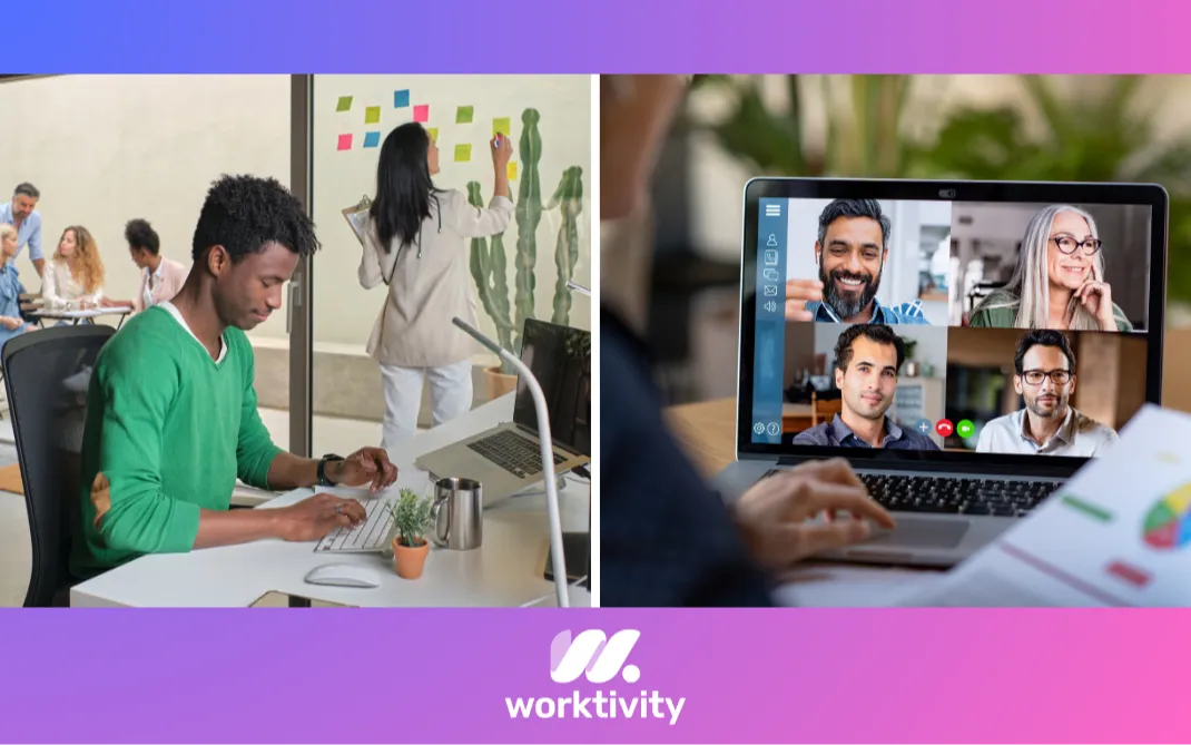 Differences Between Hybrid Working And Remote Working? | Worktivity